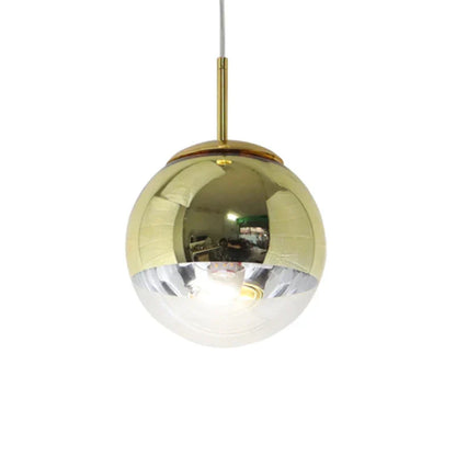 Lámpara de araña LED con bola de cristal DecorBites™: Diseño moderno y lujoso de una sola cabeza para espacios domésticos y comerciales.
