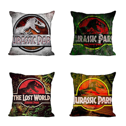 DecorBites™ Jurassic Park Dinosaur Pillowcase Cover for Living Room Sofa and Chair