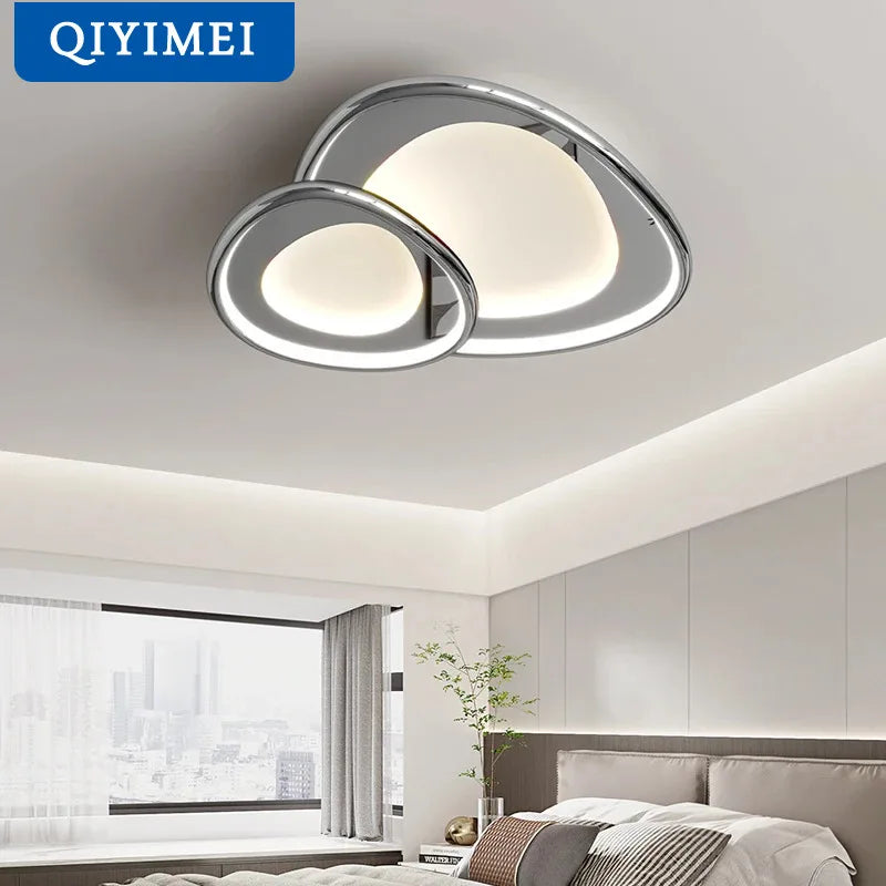 White Chrome LED Chandelier