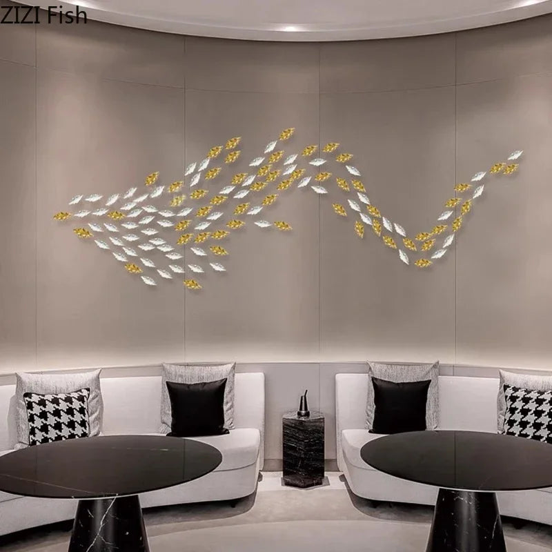 ديكورات حائط بأوراق الجنكة من DecorBites™ - زينة مجسمة لغرفة المعيشة