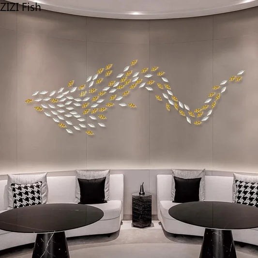 ديكورات حائط بأوراق الجنكة من DecorBites™ - زينة مجسمة لغرفة المعيشة