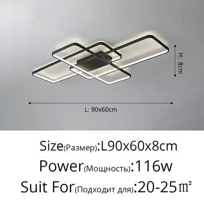 DecorBites™ Elegant Ceiling Chandeliers, Dimmable with Remote Control