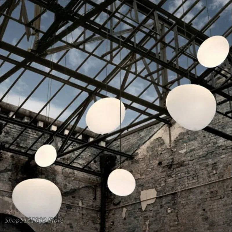 DecorBites™ Gregg Glass Pendant Light: Modern Italy Foscarini LED Hanging Lamp for Dining Room, Kitchen, Loft