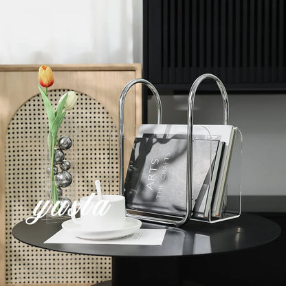 DecorBites™ Desktop Bookshelf Organizer for Home Office Decoration