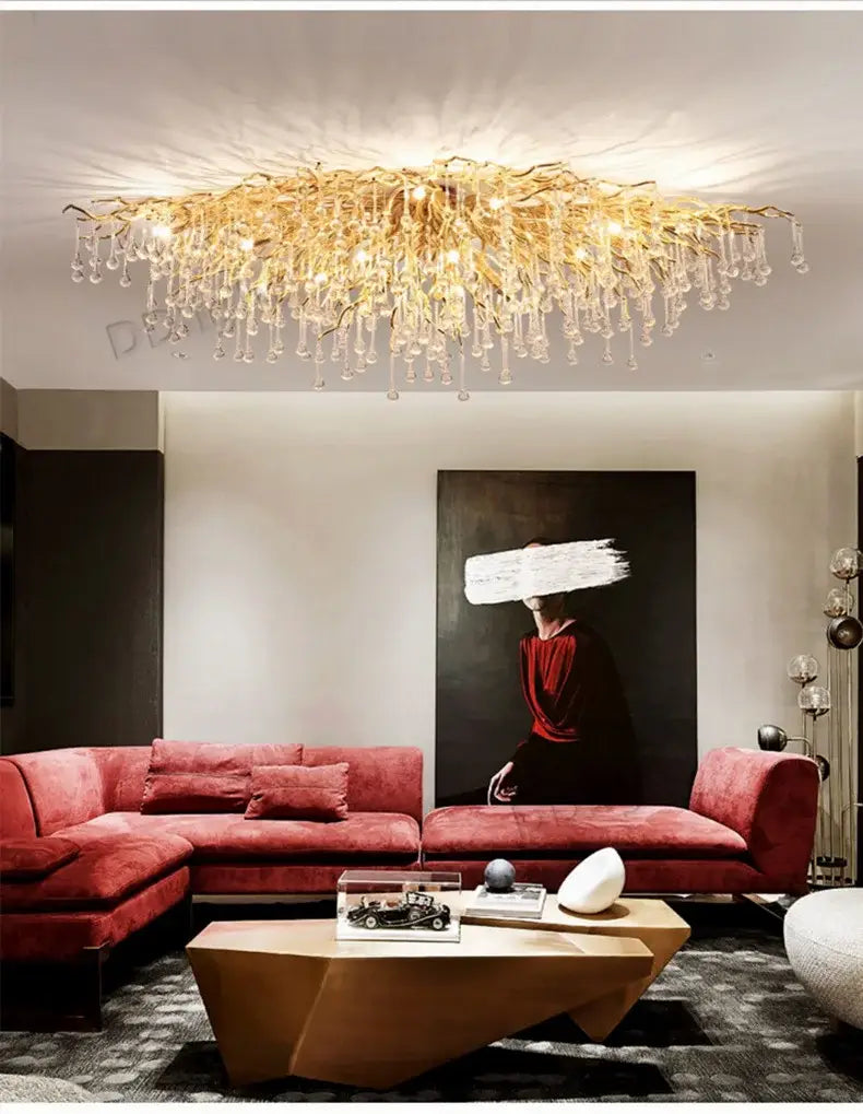 DecorBites™ Luxury Crystal Chandelier for Home Decor
