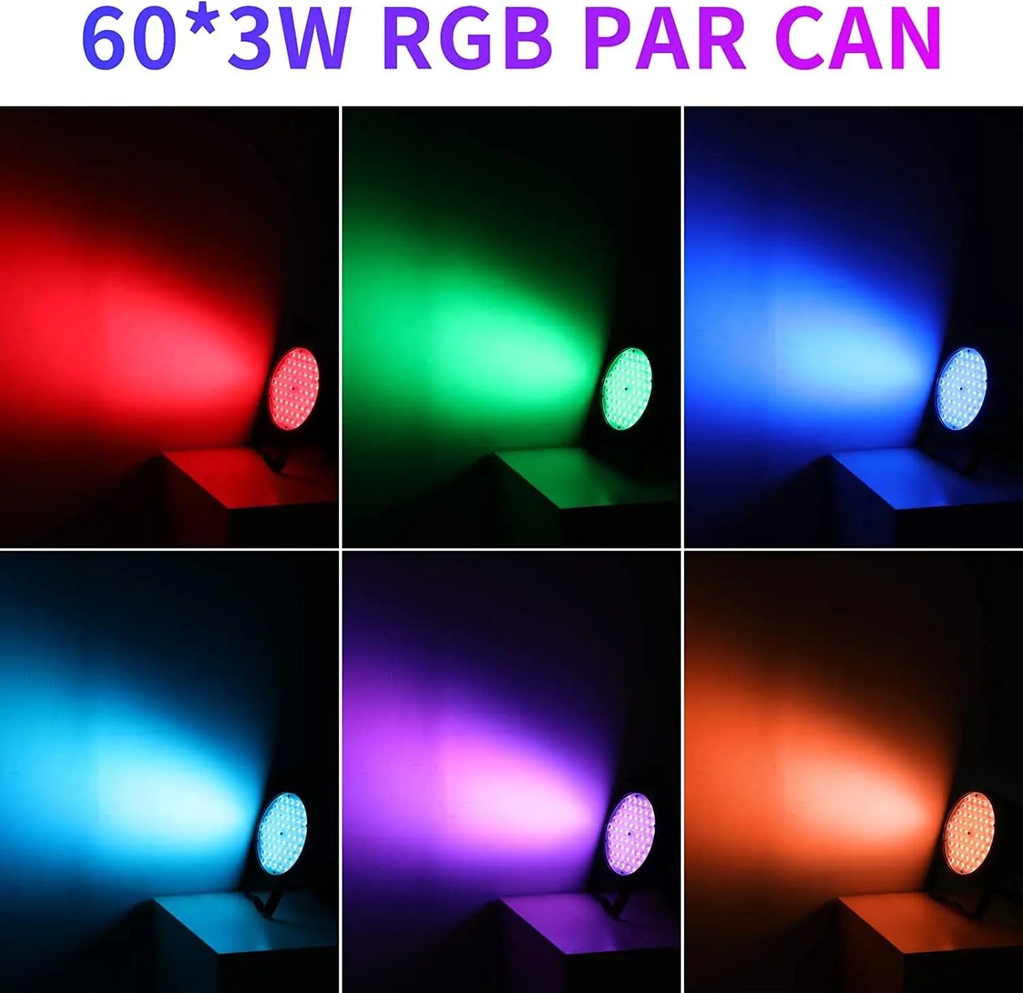 Decorbites™ Großer Wagen RGB LED Bühnenleuchte für Hochzeitsfeiern Partys Bühnen Bars