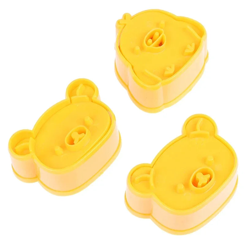 DecorBites™ Cute Bear Sandwich Mold & Cookie Cutter Baking Set