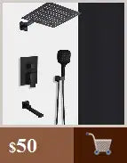 DecorBites™ Modern Black Bathroom Sink Faucet