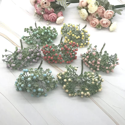 DecorBites™ Foam Ball Artificial Flower Home Decoration Set