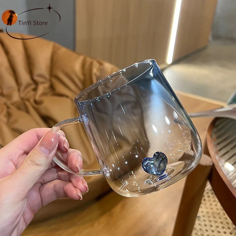 DecorBites™ Gradient Erotic Couple Glass Cups, Set of 2.