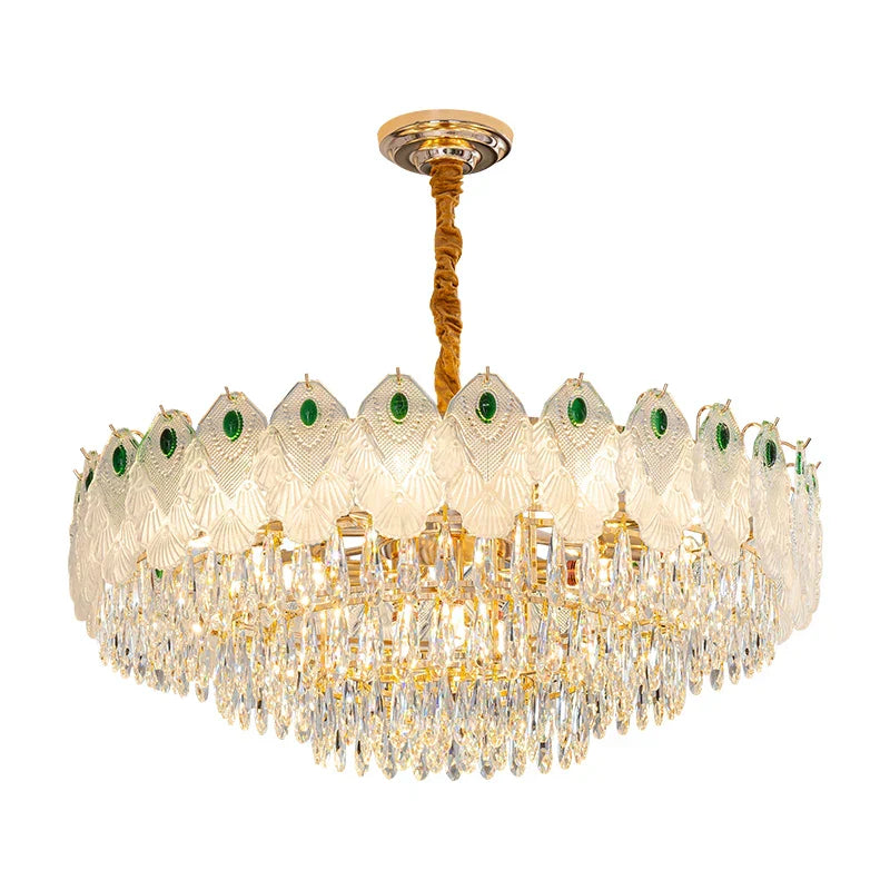 DecorBites™ Crystal Chandelier Light Luxury Living Room French 2024 New Zhongshan Lamps
