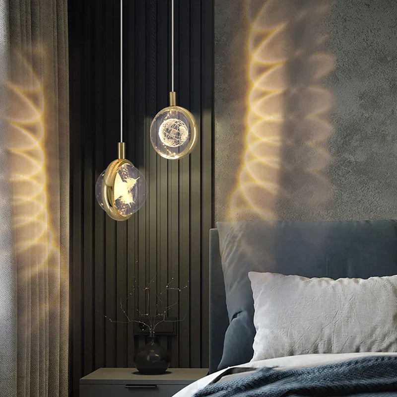 DecorBites™ Crystal Jellyfish Chandelier: New Light Luxury Fawn Decorative Pendant