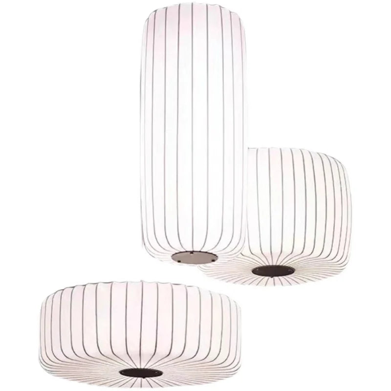 Decorbites™ Japanischer Stil Stoff-Hängelampe - Nordisches Design für Wohnzimmer und Restaurant
