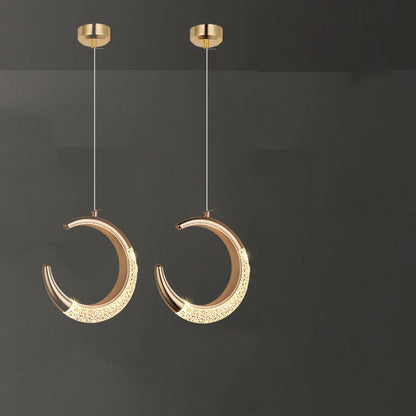 DecorBites™ LED Ring and Moon Lamps Set - Modern Acrylic+Alloy Lighting Collection