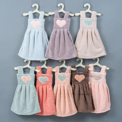 DecorBites™ Cute Cartoon Hand Towel - Soft, Absorbent Cleaning Cloth for Kitchen and Bathroom