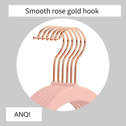 شماعة ديكوربايتس™ 45 سم: رف بنطلونات مخملي مانع للانزلاق لمتاجر الملابس