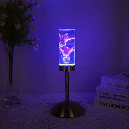 DecorBites™ Eternal Flower Acrylic Desk Lamp LED Nightlight Bedroom Bedlight Decoration