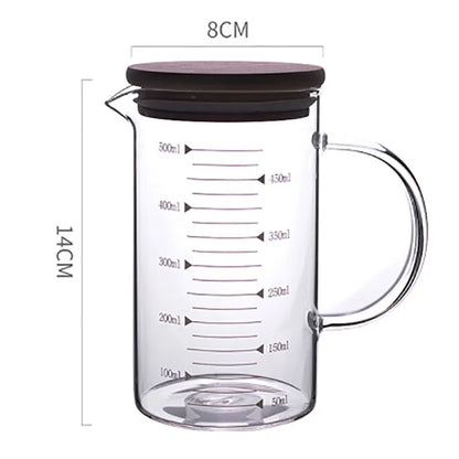 DecorBites™ Heat-Resistant Glass Beaker Mug with Thickened Scale - 2022