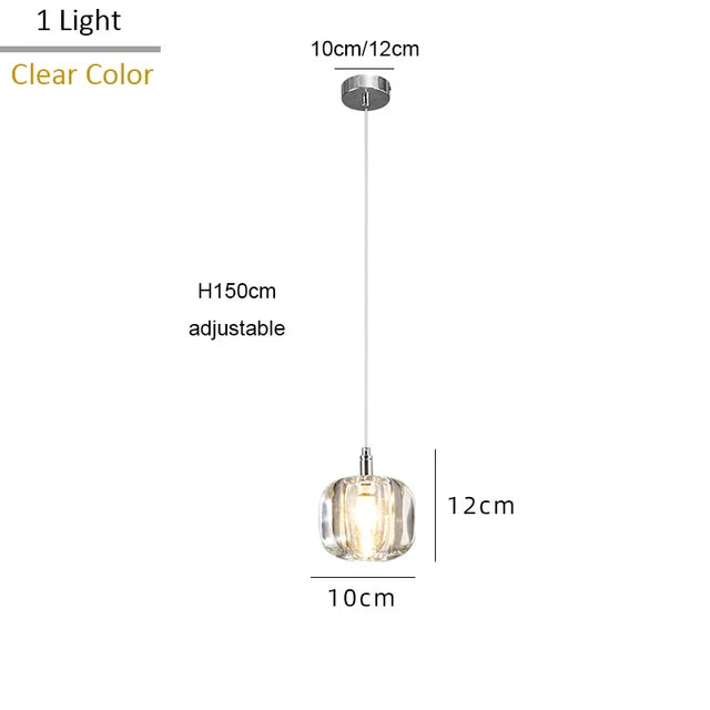 Lámpara de araña LED de cristal DecorBites™: Iluminación elegante para el hogar, ideal para la sala de estar, la escalera y más.