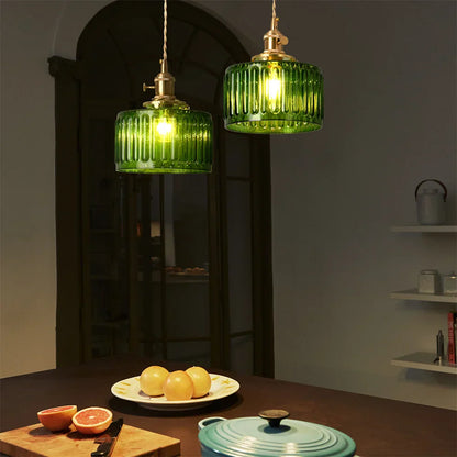 DecorBites™ Green Pendant Chandelier Lighting for Living Dining Kitchen Island Home Decor