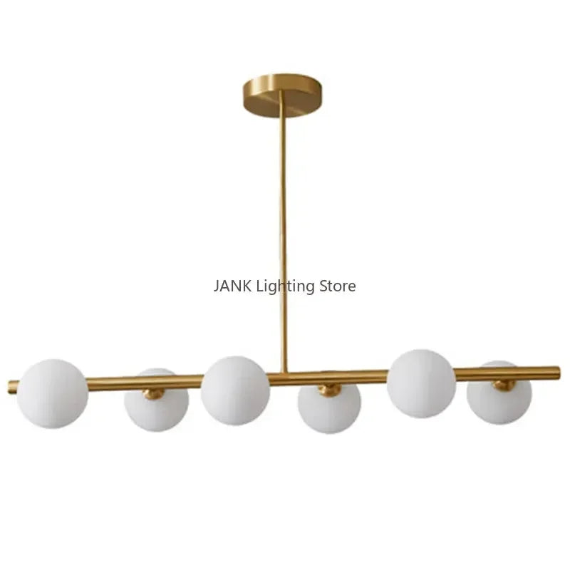 ثريا كرة زجاجية من ديكوربايتس™ - مصباح LED حديث معلق لديكور المنزل