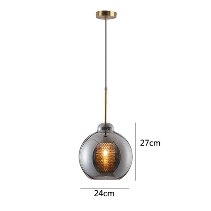 DecorBites™ Glass Pendant Lights: Nordic Style Dining Kitchen Bedroom Lighting Fixtures