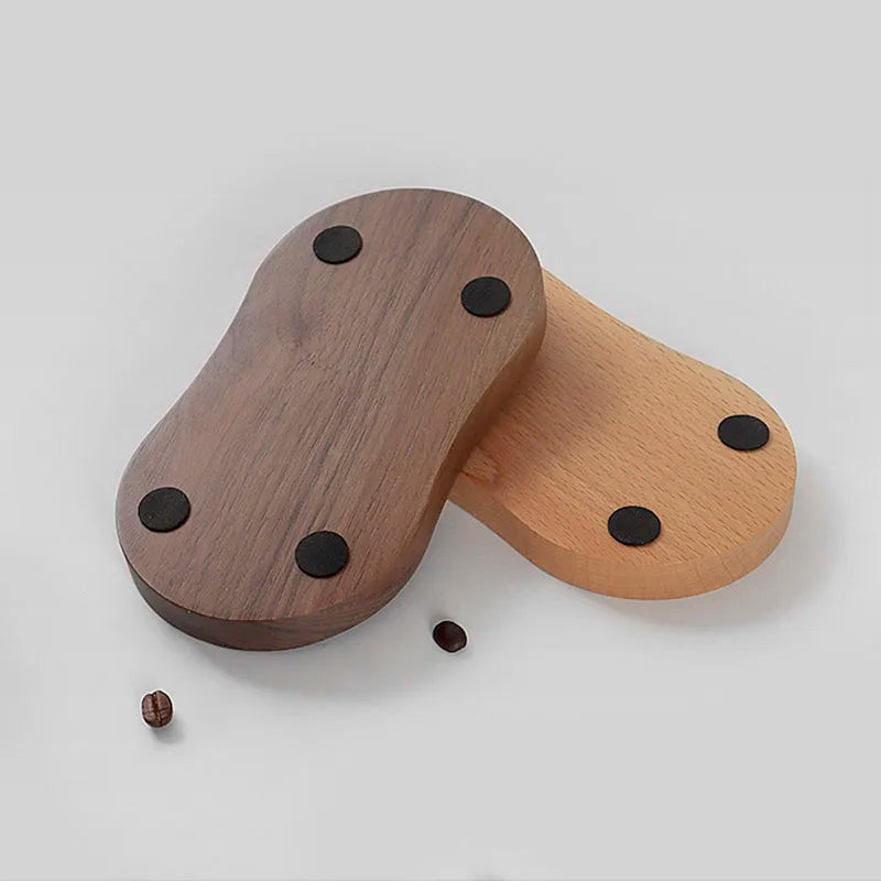 DecorBites™ Espresso Tamper & Tamping Station | Wooden Base | 51/53/54/58mm | Espresso Accessories