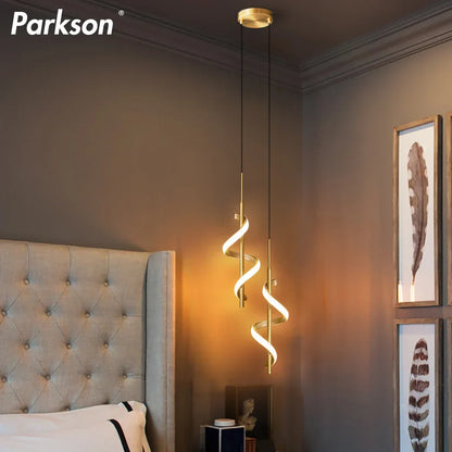 DecorBites™ LED Pendant Light for Bedroom Dining Room Bedside Decorative Hanging Lamp