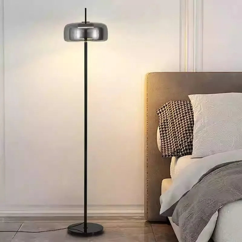 DecorBites™ Glass LED Floor Lamp Modern Luxury Home Decor Living Room Lighting