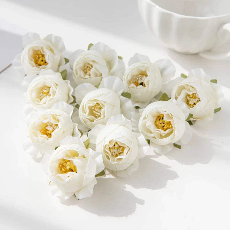 DecorBites™ Artificial Flowers Wedding Christmas Decoration Home Scrapbooking Bridal Accessories