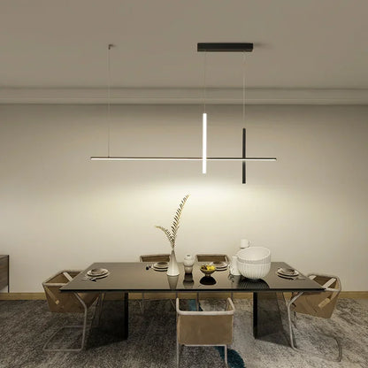 DecorBites™ Dimmable LED Pendant Lights: Modern Minimalist Chandelier for Kitchen, Office, Dining Room
