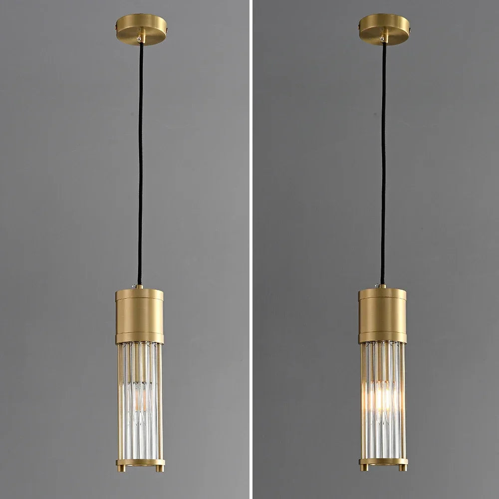 DecorBites™ Glass Shade Pendant Lights for Kitchen Island - Adjustable Ceiling Chandeliers for Dining Room