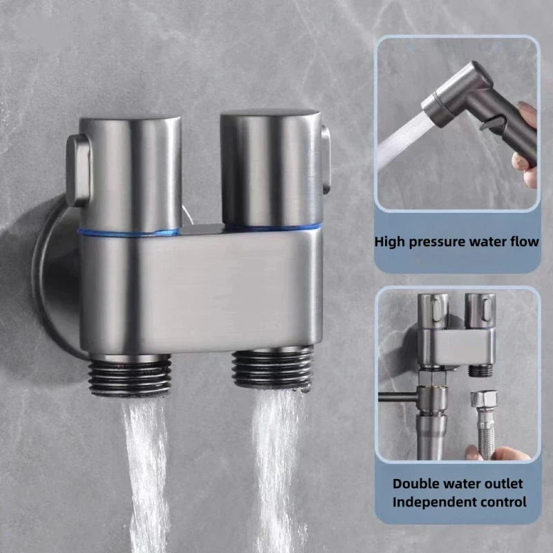 DecorBites™ Bidet Spray Set: High Pressure Handheld Toilet Sprayer for Bathroom Accessory