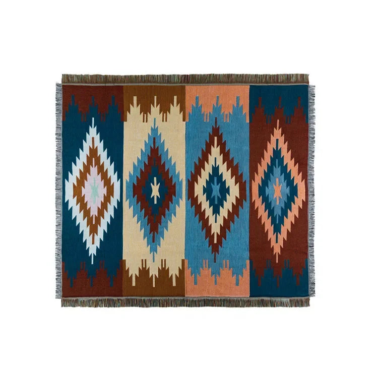 DecorBites™ Bohemian Nordic Leisure Throw Blanket