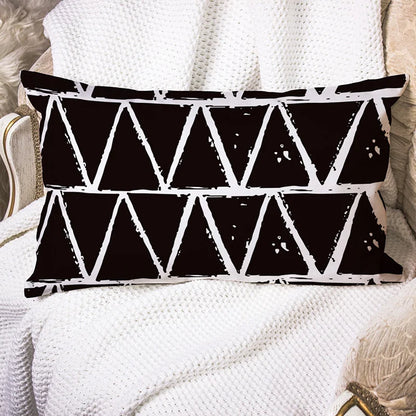 طقم غطاء وسادة للخصر بتصميم هندسي مموج من DecorBites™