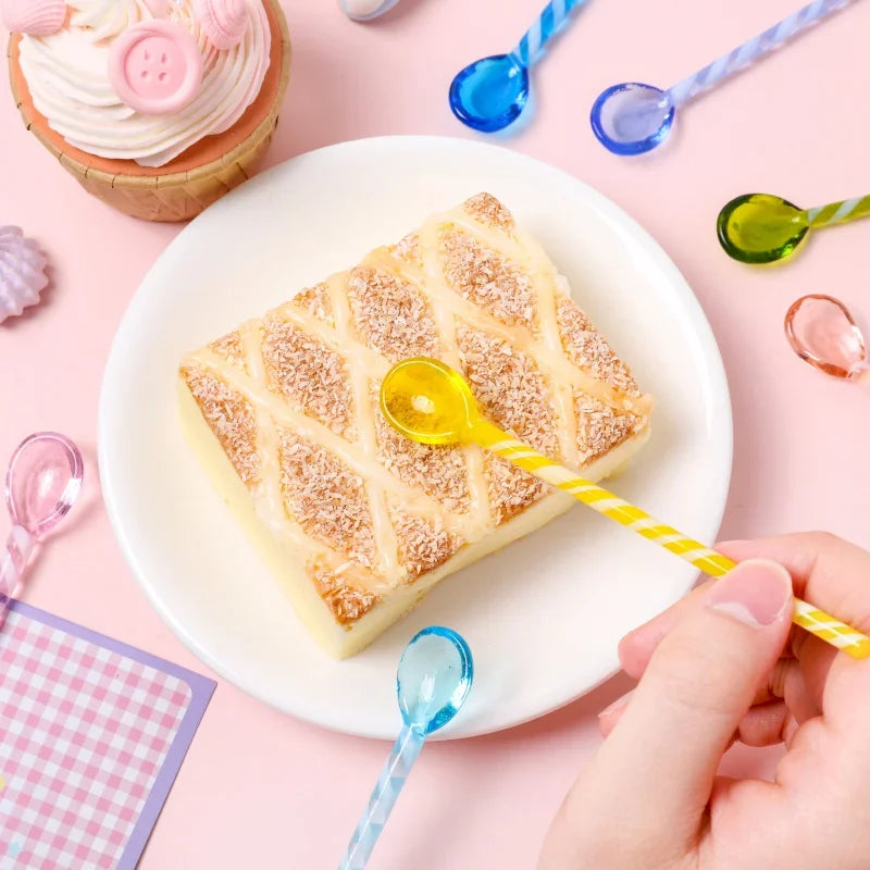 DecorBites™ Colorful Glass Stirring Spoon Set