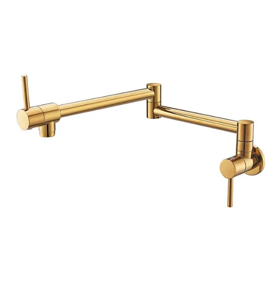 DecorBites™ Gold Brass Bathroom Hardware Set: Paper Holder, Towel Bar, Soap Basket, Towel Rack