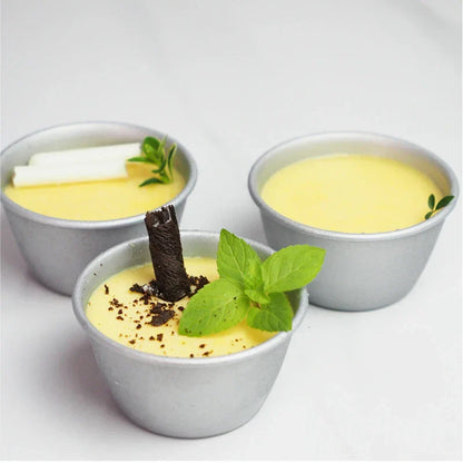 DecorBites™ Carbon Steel Cake Cups Mold for Delicious Desserts