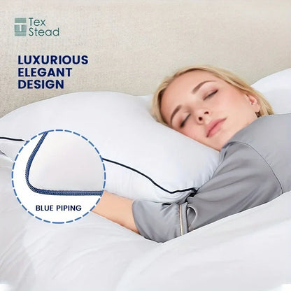 Decobites Soft Hotel Quality Bed Pillows for Stomach or Side Sleepers