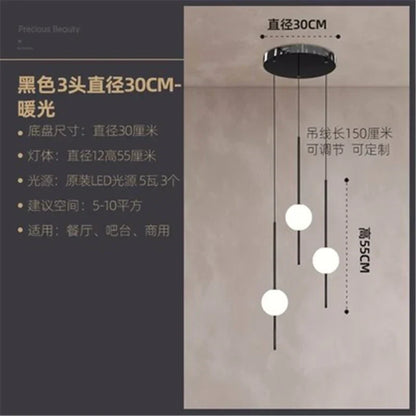 Lámpara de techo LED con bola de cristal DecorBites™ para decoración e iluminación del hogar