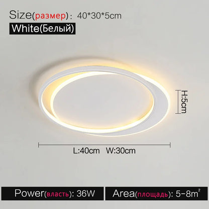 DecorBites™ LED Ceiling Lamp Set - Modern Minimalist Nordic Bedroom Living Room Lighting