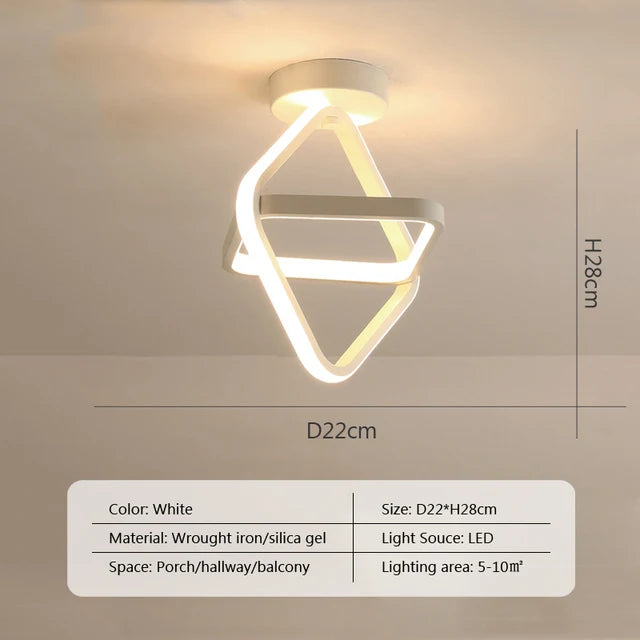 Lámpara de techo LED DecorBites™ para dormitorio moderno, iluminación de superficie para decoración de interiores