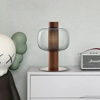 DecorBites™ Glass Table Lamp Modern Design for Living Room and Bedroom