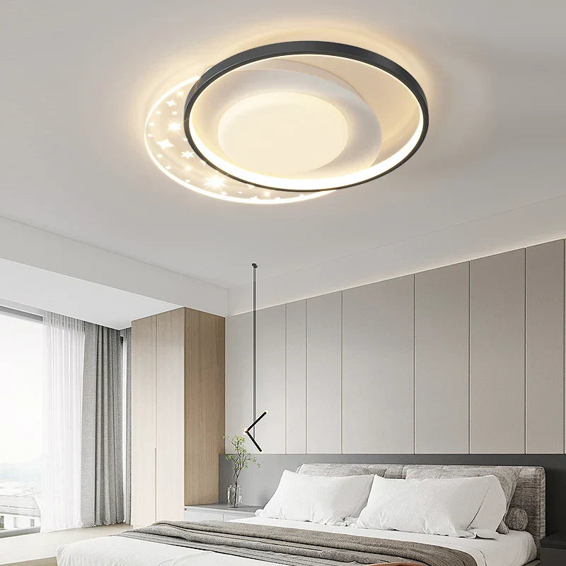 DecorBites™ LED Round Ceiling Light – Modern Nordic Indoor Lamp for Living Room, Bedroom, Dining Room