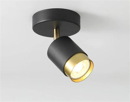 DecorBites™ Ceiling Chandelier Black White LED Spotlight for Living Room Bedroom Dining