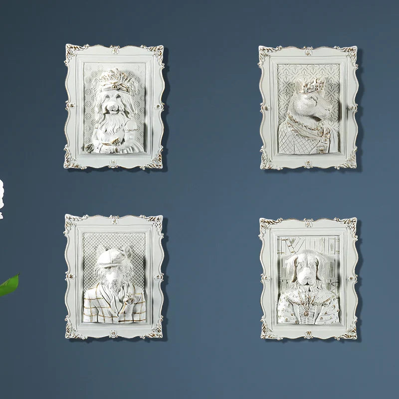 DecorBites™ Earl Cat Resin Pendant Wall Decoration Frame for a Whimsical Touch.