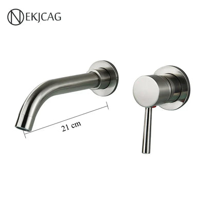 Grifo de lavabo DecorBites™ Gold: Monomando, agua caliente y fría, acabado negro mate