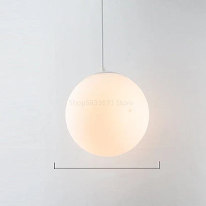 DecorBites™ Glass Ball Pendant Lights - Nordic Minimalist Chandelier for Living Room & Bedroom