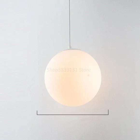 DecorBites™ Glass Ball Pendant Lights - Nordic Minimalist Chandelier for Living Room & Bedroom