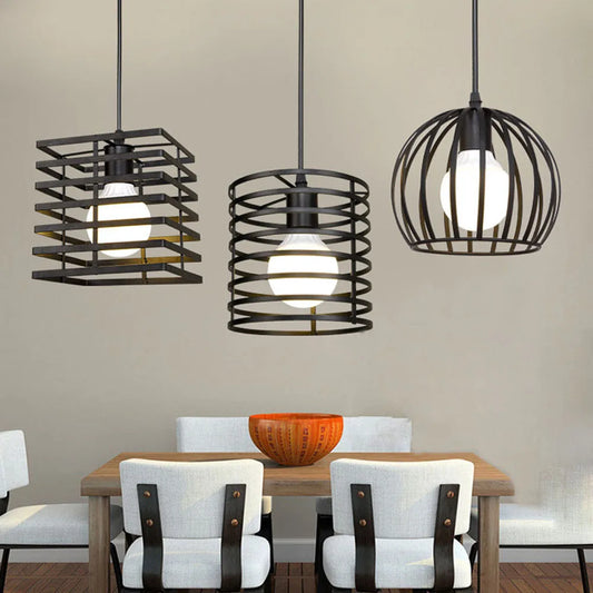 DecorBites™ Industrial Vintage LED Pendant Light for Home Living Room Lighting